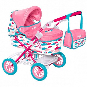 Коляска делюкс из серии Baby born с сумкой, модель 2017 года (Zapf Creation, 1423494)